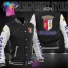 SC Braga Schwarz Weiß Baseball Jacke