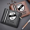 SC Verl Logo Individueller Name Ledergeldbörse