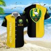 ADO Den Haag Individueller Name Gelb Schwarz Hawaiihemd