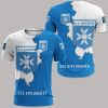 AJ Auxerre Blau Weiß T-Shirt V2
