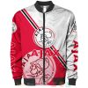 Ajax Amsterdam Rot Weiß Bomberjacke
