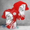 Ajax Amsterdam Weiß Rot Baseball Trikot