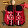 Almere City FC Individueller Name Rot Schwarz Crocs