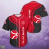 Almere City FC Rot Schwarz Baseball Trikot