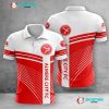 Almere City FC Weiß Rot Polo Hemd