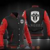 Angers SCO Schwarz Rot Baseball Jacke