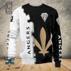 Angers SCO Weiß Schwarz Sweatshirt