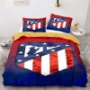 Atletico Madrid Rot Blau Bettwäsche-Set
