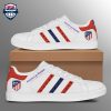 Atletico Madrid Rot Marine Streifen Stan Smith Schuhe