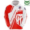 Atletico Madrid Rot Weiß Kapuzenpullover