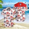 Atletico Madrid Weiß Rot Hawaiihemd