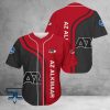 AZ Alkmaar Schwarz Rot Baseball Trikot