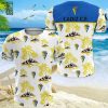 Cádiz CF Kokosnussbaum Weiß Blau T-Shirt