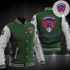 Clermont Foot 63 Grün Weiß Baseball Jacke