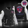 Clermont Foot 63 Schwarz Weiß Logo Baseball Jacke