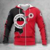 Excelsior Rotterdam Rot Schwarz Reißverschluss-Hoodie