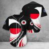 Excelsior Rotterdam Schwarz Weiß Baseball Trikot