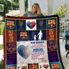 FC Barcelona Daughter Love Dad Steppdecke