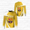 FC Barcelona Gelb Weiß Sweatshirt