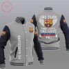 FC Barcelona Grau One Team Baseball Jacke