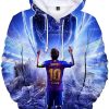 FC Barcelona Lionel Messi 10 Kapuzenpullover V6