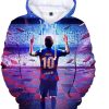 FC Barcelona Lionel Messi 10 Kapuzenpullover V7