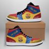 FC Barcelona Mes Que Un Club Air Jordan 1 Hohe Turnschuhe