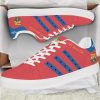FC Barcelona Rot Blau Streifen Stan Smith Schuhe