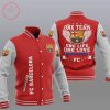 FC Barcelona Rot Grau One Team Baseball Jacke