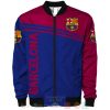 FC Barcelona Traditionelle Farbausgabe Bomberjacke V3