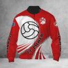FC Emmen Weiß Rot Bomberjacke