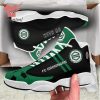 FC Groningen Individueller Name Grün Schwarz Sport Air Jordan 13 Schuhe