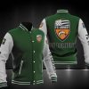 FC Lorient Dunkel Grün Weiß Baseball Jacke