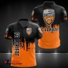 FC Lorient Gelb Schwarz Polo Hemd