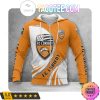 FC Lorient Gelb Weiß Reißverschluss-Hoodie