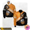 FC Lorient Ligue 1 Orange Schwarz Bomberjacke