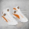 FC Lorient Weiß Orange Air Jordan 13 Schuhe
