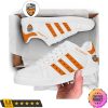 FC Lorient Weiß Orange Stan Smith Schuhe