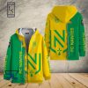 FC Nantes Gelb Grün Reißverschluss-Hoodie