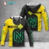 FC Nantes Gelb Schwarz Kapuzenpullover