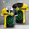 FC Nantes Gelb Schwarz Polo Hemd