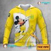 FC Nantes Individueller Name Mickey Reißverschluss-Hoodie