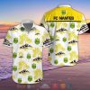 FC Nantes Kokosnussbaum Weiß Gelb Hawaiihemd