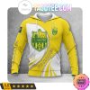 FC Nantes Weiß Gelb Kapuzenpullover
