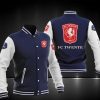 FC Twente Blau Weiß Baseball Jacke