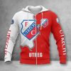FC Utrecht Logo Reißverschluss-Hoodie