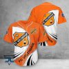 FC Volendam Orange Weiß Baseball Trikot