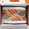 Feyenoord Goldfarben Rot Streifen Stan Smith Schuhe