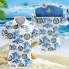Getafe CF Kokosnussbaum Weiß Blau Polo Hemd