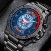 Holstein Kiel Individueller Name Neuer Stil StahlChrono Uhr